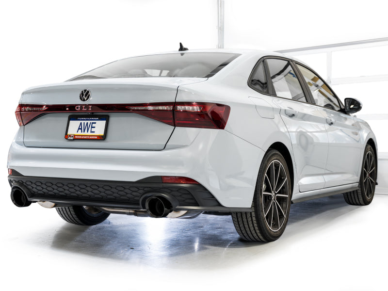 AWE 22-25 Volkswagen Jetta GLI Touring Edition Exhaust - Diamond Black Tips