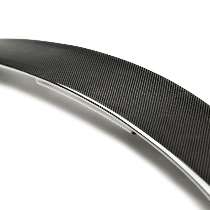 Seibon Carbon fiber tailgate middle spoiler for 2017-2021 Honda Civic Type R - MS17HDCVR