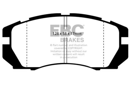 EBC GreenStuff Front Brake Pads - DP2966 EBC