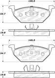 StopTech Street Disc Brake Pads - 305.07680