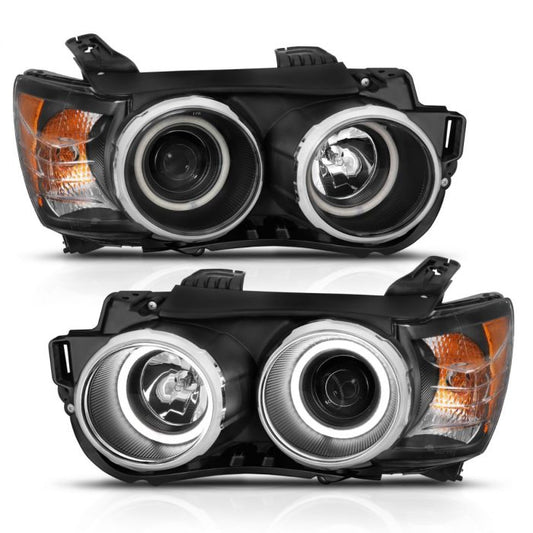 ANZO CHEVY SONIC 12-15 4DR/HATCHBACK PROJECTOR HALO HEADLIGHTS BLACK W/ RX HALO -121488