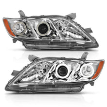 Load image into Gallery viewer, ANZO TOYOTA CAMRY 07-09 PROJECTOR HEADLIGHTS CHROME W/ RX HALO - 121180