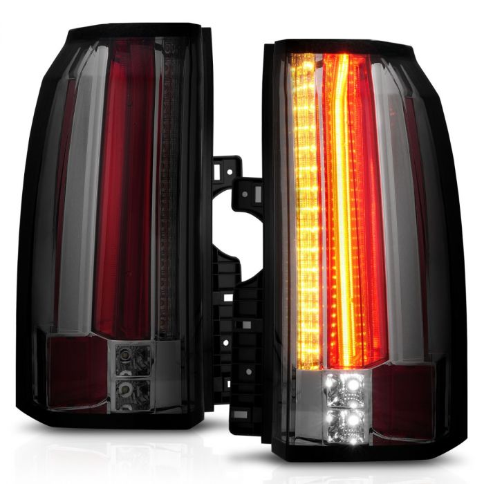 ANZO GMC YUKON / XL / DENALI 15-20 LED TAIL LIGHTS CHROME SMOKE LENS - 311276