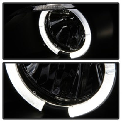 Spyder BMW Z3 96-02 Projector Headlights LED Halo Black High H1 Low H1 PRO-YD-BMWZ396-HL-BK SPYDER