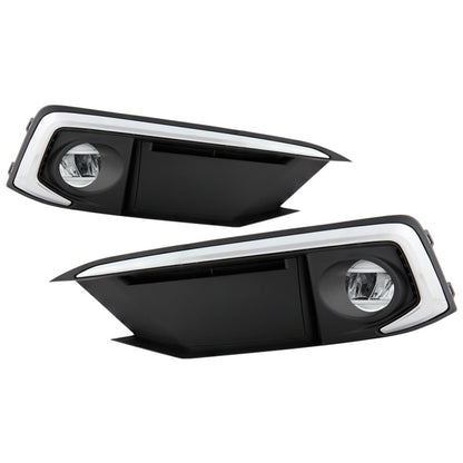 Spyder Honda Civic 2019+ OEM LED Fog Lights w/ OEM switch - Clear FL-HC2019-LED-C SPYDER