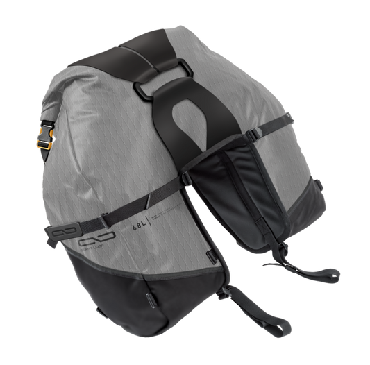 Giant Loop Great Basin Saddlebag 68L - Gray