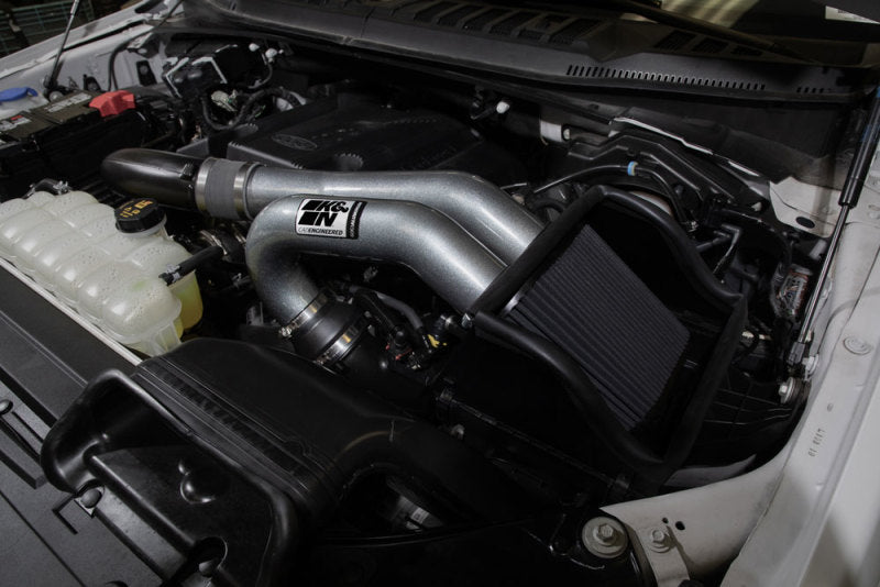 K&N 15-23 Ford F-150 (Incl. Raptor) 2.7L/3.5L V6 Performance Air Intake System K&N Engineering