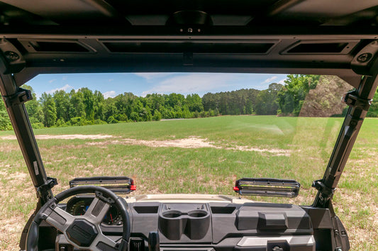 Seizmik Polaris Full-Size Pro-Fit Ranger Scratch-Resistant Hard-Coated Polycarbonate Toolless Versa-Vent Front Windshield – 50-50226KIT