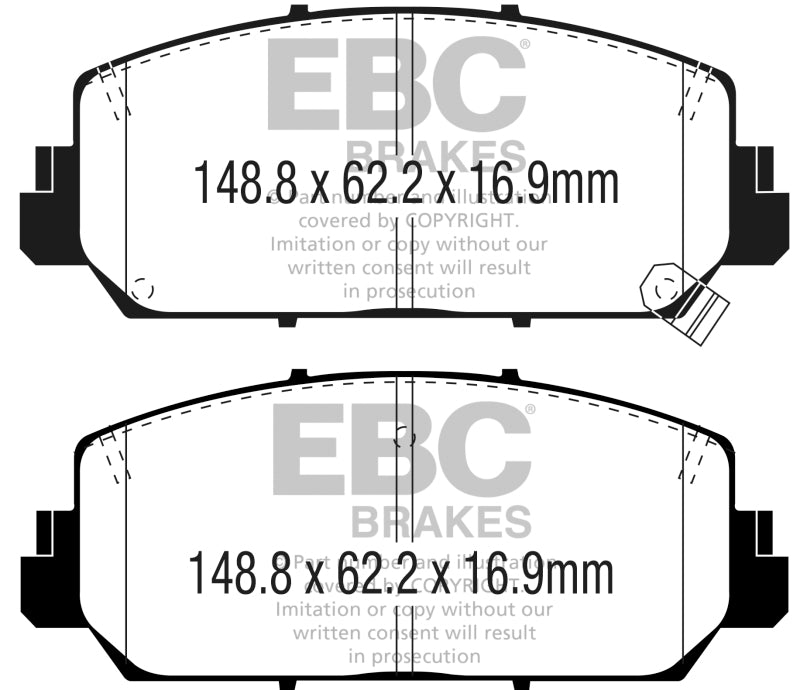 EBC GreenStuff Front Brake Pads - DP23049