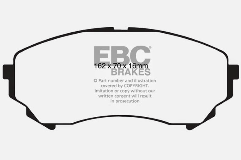 EBC GreenStuff Front Brake Pads - DP21828