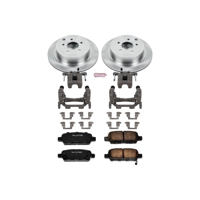 Power Stop 12-13 Infiniti M35h Rear Autospecialty Brake Kit w/Calipers PowerStop