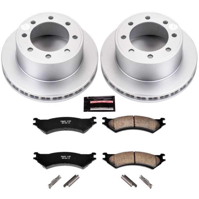Power Stop 2007 Ford E-150 Rear Z17 Evolution Geomet Coated Brake Kit PowerStop