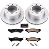 Power Stop 2007 Ford E-150 Rear Z17 Evolution Geomet Coated Brake Kit