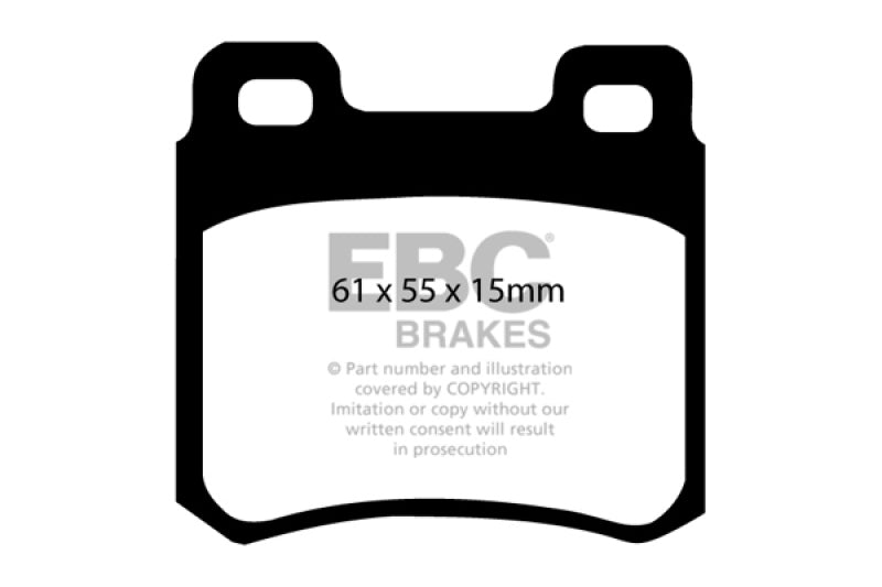 EBC RedStuff Rear Brake Pads - DP3671C