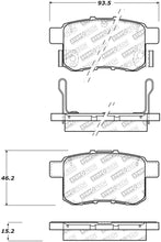 Load image into Gallery viewer, StopTech Street Disc Rear Brake Pads - 305.14510