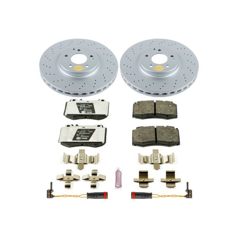 Power Stop 2004 Mercedes-Benz C230 Front Euro-Stop Brake Kit PowerStop