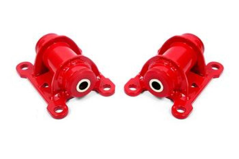 BMR 1998 - 2002 F-Body Motor Mount Kit (Steel) w/ Poly Bushings - Red MM340R BMR Suspension