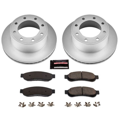 Power Stop 07-10 Ford F-250 Super Duty Rear Z17 Evolution Geomet Coated Brake Kit PowerStop