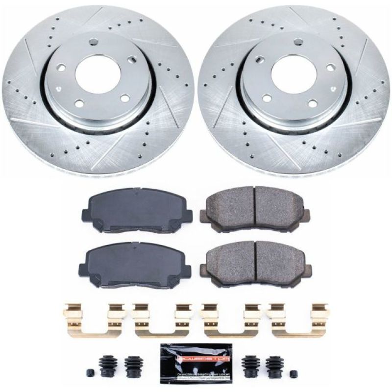 Power Stop 16-18 Mazda CX-5 Front Z23 Evolution Sport Brake Kit PowerStop