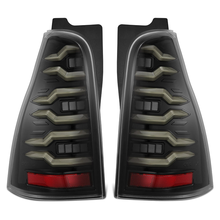 AlphaRex 03-09 Toyota 4Runner LUXX-Series LED Tail Lights- Black