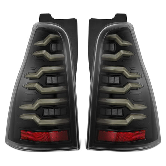 AlphaRex 03-09 Toyota 4Runner LUXX-Series LED Tail Lights- Black