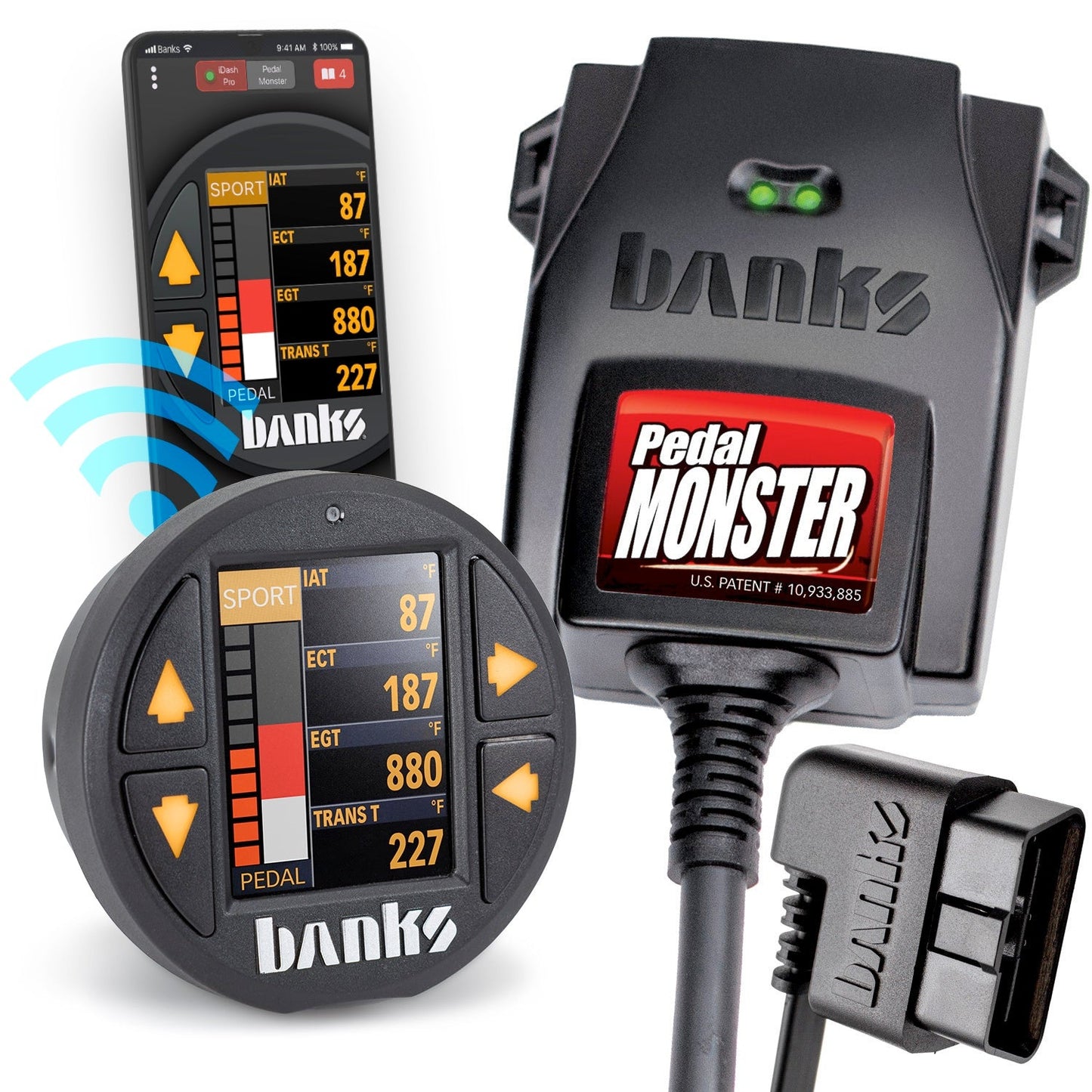 Banks Power Pedal Monster Throttle Sensitivity Booster - Use w/iDash or Derringer Unit