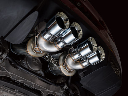 AWE Tuning 05-07 C6 Chevrolet Corvette 6.0L Touring Edition Axleback Exhaust w/ Chrome Silver Tips