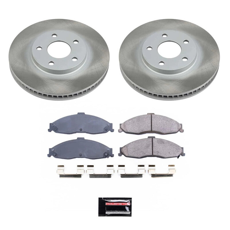 Power Stop 98-02 Pontiac Firebird Front Semi-Coated Rotor Kit PowerStop