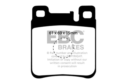 EBC GreenStuff Rear Brake Pads - DP2887 EBC