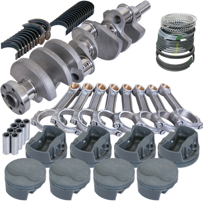 Eagle Ford 289/302 3.250in Crank 5.400in I-Beam Rods -6cc Flat Top 4.030in Pistons Rotating Assembly