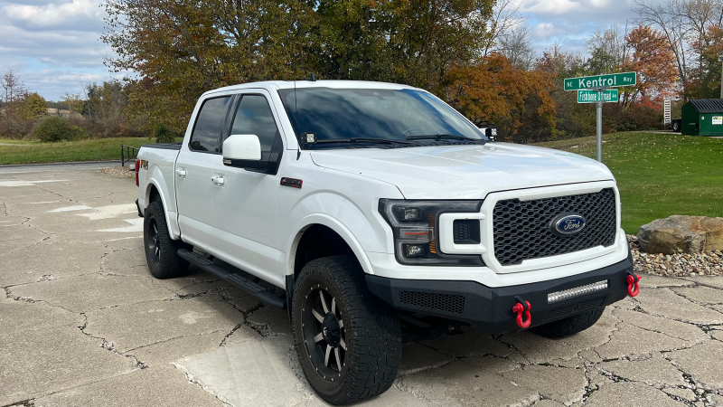 Fishbone Offroad 2015+ Ford F150 / 2017+ Raptor Pod Light Bracket - Black Fishbone Offroad