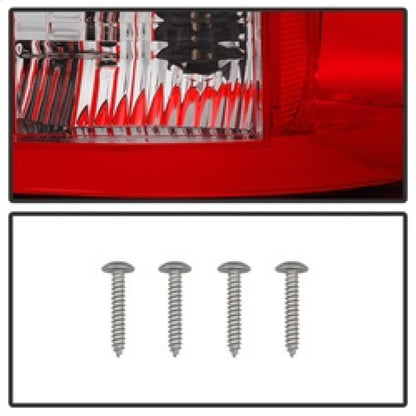 Spyder Dodge Ram 02-06 1500/Ram 2500/3500 03-06 LED Tail Light Red Clear ALT-YD-DRAM02-LED-RC SPYDER