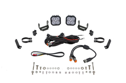 Diode Dynamics SS3 LED Bumper 2 In Roll Bar Kit Max - White SAE Fog (Pair) Diode Dynamics