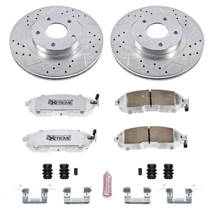 Power Stop 02-04 Infiniti I35 Front Z26 Street Warrior Brake Kit PowerStop