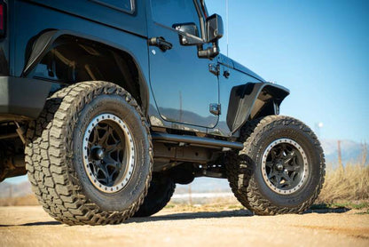 DV8 Offroad 07-18 Jeep Wrangler JK 2 Door Body/Pinch Weld Mounted Side Steps