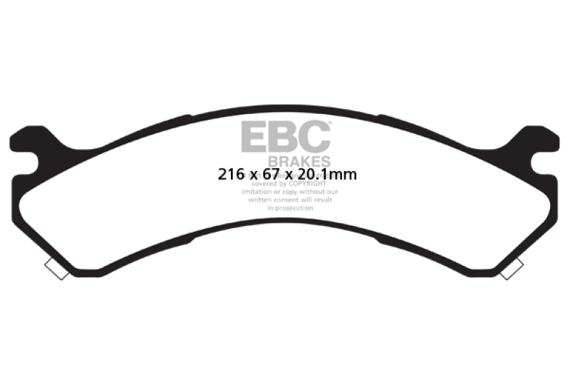 EBC Extra Duty Rear Brake Pads - ED91663 EBC