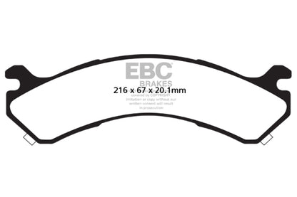 EBC Extra Duty Rear Brake Pads - ED91663 EBC