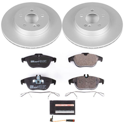 Power Stop 12-15 Mercedes-Benz C250 Rear Euro-Stop Brake Kit PowerStop