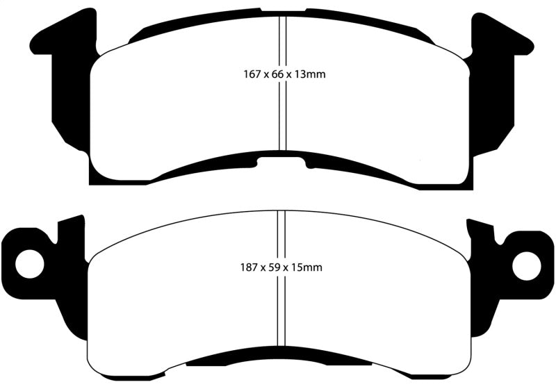 EBC GreenStuff Front Brake Pads - DP61145