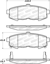 Load image into Gallery viewer, StopTech Premium Ceramic Brake Pads - 308.10730