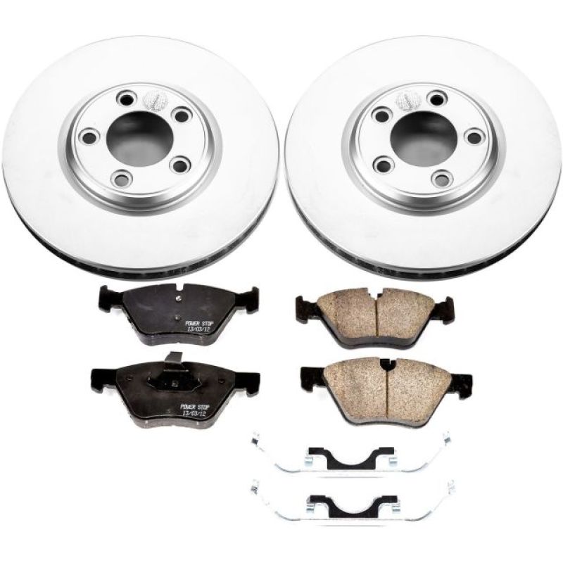 Power Stop 2005 Jaguar S-Type Front Z17 Evolution Geomet Coated Brake Kit PowerStop