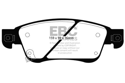 EBC Ultimax2 Front Brake Pads - UD1287 EBC