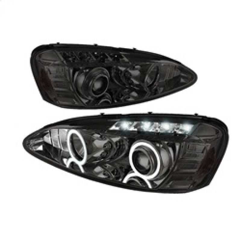 Spyder Pontiac Grand Prix 04-08 Projector Headlights LED Halo LED Smke PRO-YD-PGP04-HL-SMC SPYDER