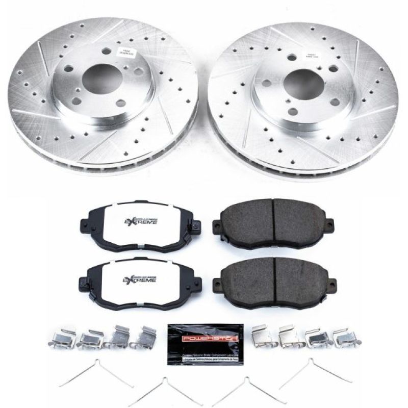 Power Stop 93-05 Lexus GS300 Front Z26 Street Warrior Brake Kit PowerStop