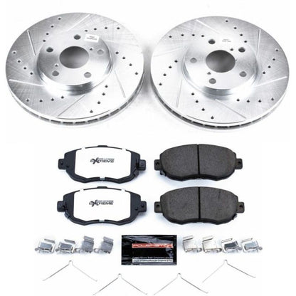 Power Stop 93-05 Lexus GS300 Front Z26 Street Warrior Brake Kit PowerStop