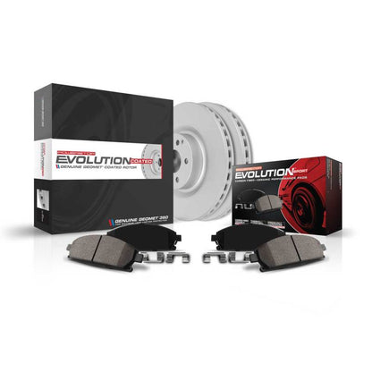 Power Stop 19-22 Volvo XC40 Rear Z23 Coated Brake Kit PowerStop