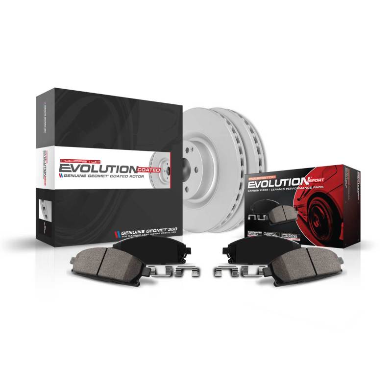 Power Stop 19-22 Volvo XC40 Front Z23 Coated Brake Kit