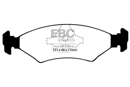 EBC YellowStuff Rear Brake Pads - DP4415R EBC