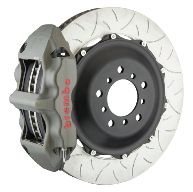 Brembo 06-13 Corvette Z06 PISTA Fr Race BBK 6Pis Forged 380x35x53a 2pc Rotor T3-Clear HA Brembo