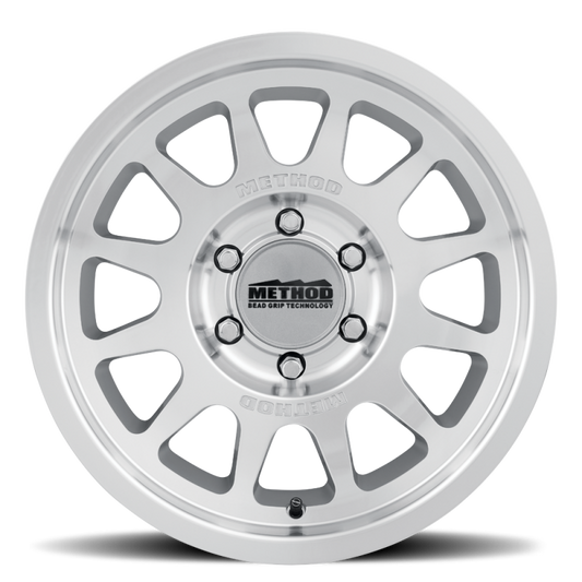Method MR703 Bead Grip 18x9 12mm Offset 6x5.5 106.25mm CB - Machined Clear Coat